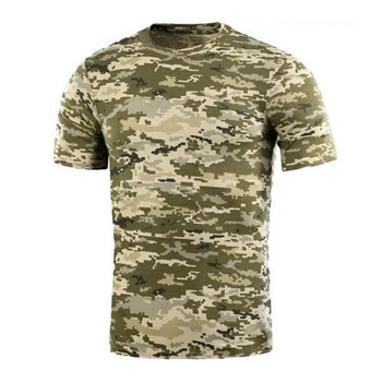 Тактическая футболка Flas; M/44-46; 100% Хлопок. Пиксель Multicam. Армейская футболка.
