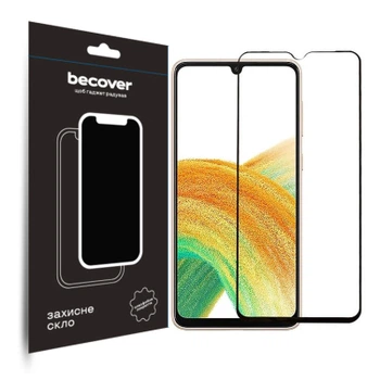 Стекло защитное BeCover Samsung Galaxy A34 5G SM-A346 Black (708840)