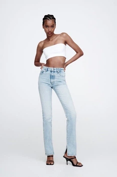Джинсы Zara 6045/200 36 Голубые