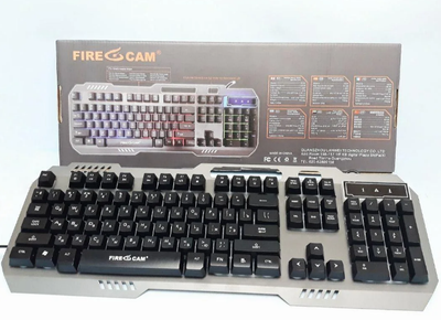 Игровая клавиатура с подсветкой Fire Cam GK20