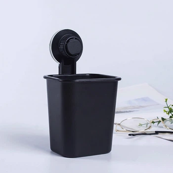 Стакан на стіну у ванну на присосці IwConcept RS-1 Black