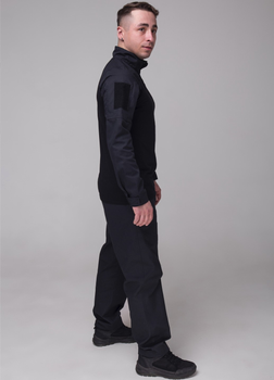 Комплект рубашка убакс и брюки GorLin 46 Черный (БР25/Т44)