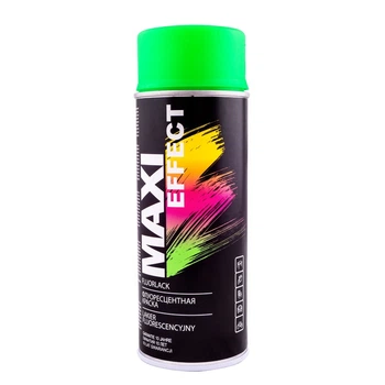 Емаль аерозольна флуоресцентна Maxi Color зелена 400 мл (MX0019)