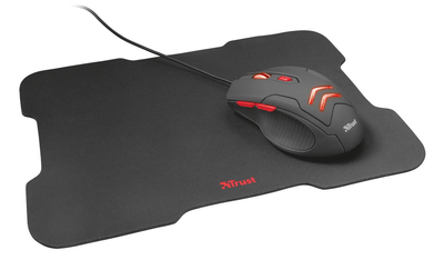 Мышь + коврик TRUST Ziva Gaming USB Black (21963_TRUST)