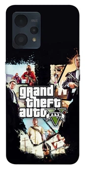 TPU чохол Demsky Game style 5 (GTA) для Realme 9 4G / 9 Pro+