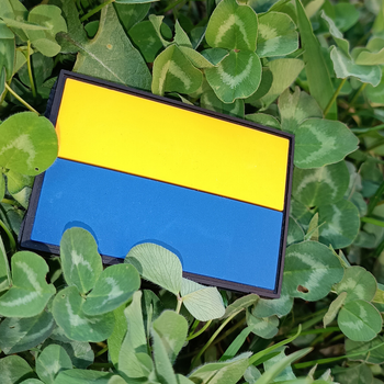 Шеврон (патч) на липучке Luxyart Флаг Украины 7,5*5 см (DB-017)
