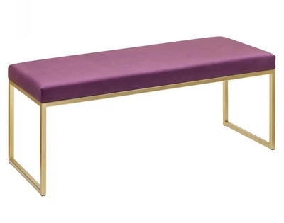 Банкетка Vi-Tall 60×35×45 см, корпус золото, велюр