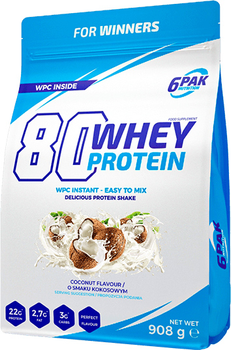 Протеїн 6PAK 80 Whey Protein 908 г Кокос (5902811811231)