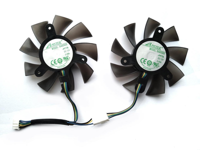 Вентилятор Apistek для видеокарты Palit Gainward PNY GA82S2U (TH8015S2H-PAB03 FD8015U12D) комплект 2 шт (№431)
