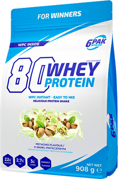 Białko 6PAK 80 Whey Protein 908 g Pistacje (5902811811385)