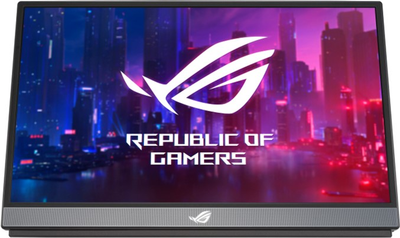 Монитор LCD 17.3" Asus Portable XG17AHPE MicroHDMI, 2xUSB Type-C, IPS, 1920x1080, 240Hz, MM, Built-in battery, camera, smart cas (90LM05G1-B02170)