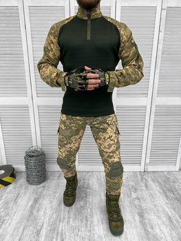 Тактичний військовий костюм Fastex ( Убакс + Штани ), Камуфляж: Піксель, Розмір: L