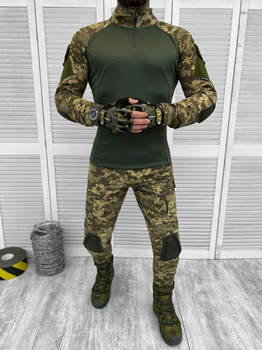Тактический военный костюм Single Sword ( Убакс + Штаны ), Камуфляж: Пиксель ВСУ, Размер: S
