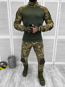 Тактический военный костюм Single Sword ( Убакс + Штаны ), Камуфляж: Пиксель ВСУ, Размер: XXXL