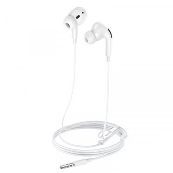 Навушники Вакуумні Hoco M101 Pro Crystal sound 3.5mm wire-controlled earphones with microphone White