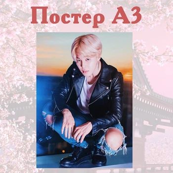 Постер плакат Пак Чімін BTS Bangtan Boys 42х29 см А3 (poster_0061)