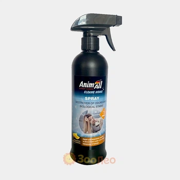 Спрей-знищувач запахів та плям AnimAll Clean Home, кориця-апельсин, 500 мл