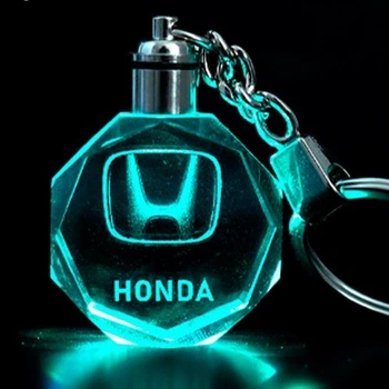 Светящийся брелок Honda Keychain автоматическое свечение разными цветами