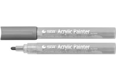 Маркер акриловый STA 2-3 мм серый (STA1000-CGII05)