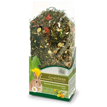 Беззерновой корм из луговых трав и овощей для кроликов JR Farm Herbs Dwarf Rabbit 950 г (4024344186776)
