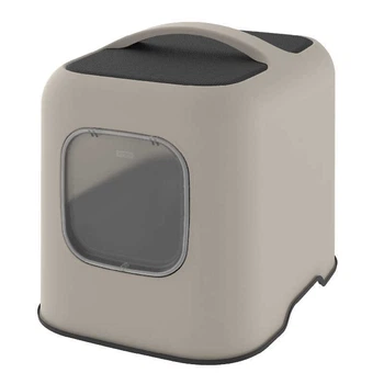 Закрытый туалет для котов с фильтром и совком в комплекте Rotho MyPet Cat Toilet Biala ECO 51х38.5х44 см (7610859245021)