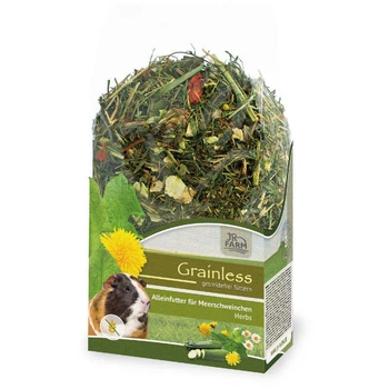 Беззерновий корм із лугових трав та овочів для морських свинок JR Farm Herbs Guinea Pigs 400 г (4024344101144)