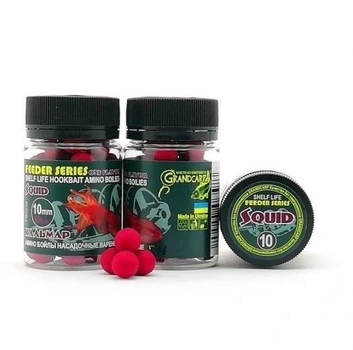 Бойлы насадочные вареные Grandcarp 10 мм Кальмар FEEDER SERIES арт FBC039
