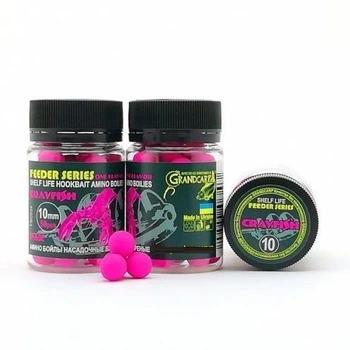 Бойлы насадочные вареные Grandcarp 10 мм Рак FEEDER SERIES арт FBC034