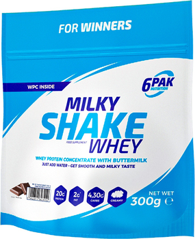 Odżywka białkowa 6PAK Milky Shake Whey 300g Chocolate (5902811803410)