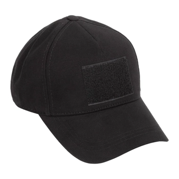 Бейсболка тактическая военная Legion 100% Х/Б Black армейская черная кепка (OR.M_1811543946)