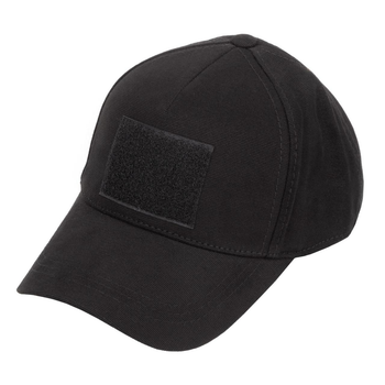 Бейсболка тактическая военная Legion 100% Х/Б Black армейская черная кепка (OR.M_1811543946)