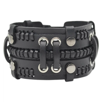 Браслет Rockway Стимпанк чорний (bsp-29) Чорний (00000003525)