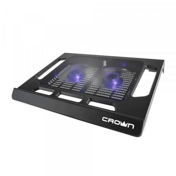 Подставка с вентилятором для ноутбука Crown CMLS-937 15.6" активное охлождение 2х120мм