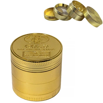 Гріндер для табака "Gold" Золотистий