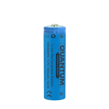 Аккумулятор литий-ионный Quantum Li-ion ICR14500, 800 mAh, 0.5-1С с клемным выступом, 1 шт/уп Модель: ICR14500TH / 800 (4770050059087)