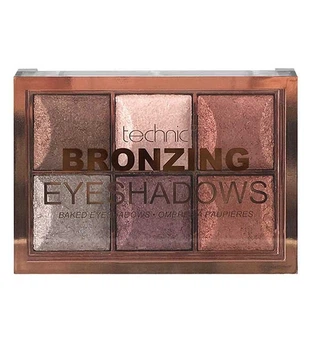 Палетка дуохромных теней Technic Color Max Eyeshadow Palette Bronze
