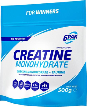 Креатин 6PAK Creatine Monohydrate 500 г Натуральний (5906660531500)