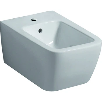 Биде подвесное Geberit iCon Square закрытой формы, 54х35 см, белый (231910000)