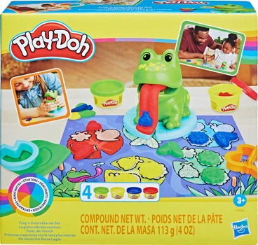 Набор для творчества с пластилином Hasbro Play-Doh Лягушка и цвета (F6926)