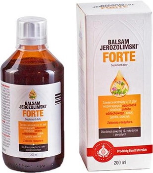 Balsam Jerozolimski Forte Produkty Bonifraterskie 200 ml (BF0672)