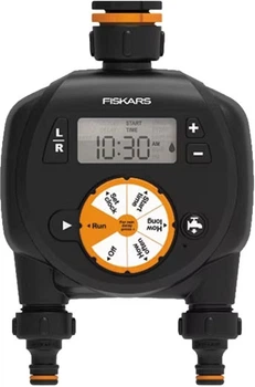 Таймер подачи воды Fiskars для полива на две зоны (1054792)