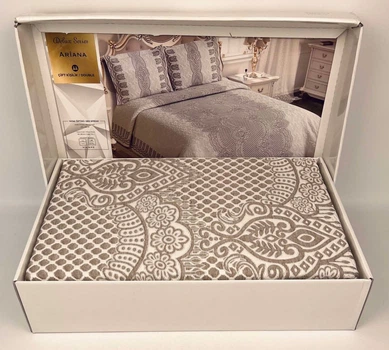 Покривало My Bed Жаккард 240x260 з наволочками Ada Golden