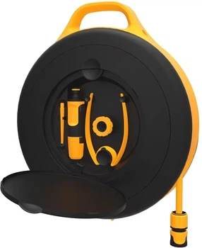 Котушка зі шлангом Fiskars S 3/8" (9 мм) L-15 м з набором аксесуарів (1020436)