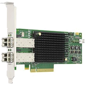Moduł SFP Broadcom Emulex Fibre Channel HBA 2 porty 16GFC krótkofalowy optyczny LC SFP+ PCIe Gen3 x8 Gen 6 (LPe31002-M6)
