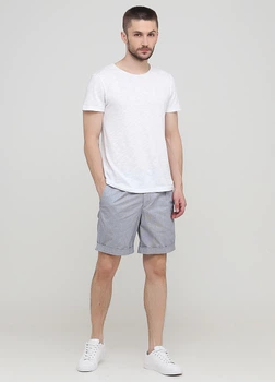 Шорты мужские - шорты Abercrombie & Fitch AF7962M W34 Серо-голубой