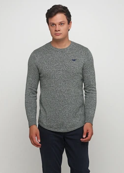 Свитер мужской - свитер Hollister HC6890M M Зеленый