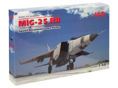 Сборная модель ICM МиГ-25 РБ, Советский самолет-разведчик 48902