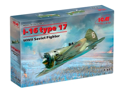 Сборная модель ICM I-16 type 17, Советский истребитель 2СВ 32005