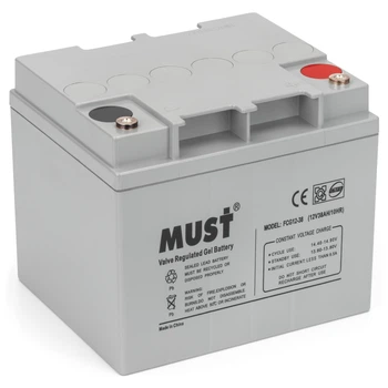 Аккумулятор гелевый Must Gel FCG12-38 12 В 38 Ач