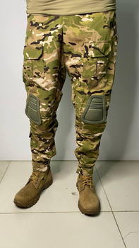 Тактические штаны с наколенниками мультикам рип-стоп 56 (XXXL)